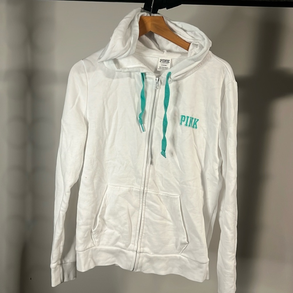 Pink everyday full zip sweatshirt